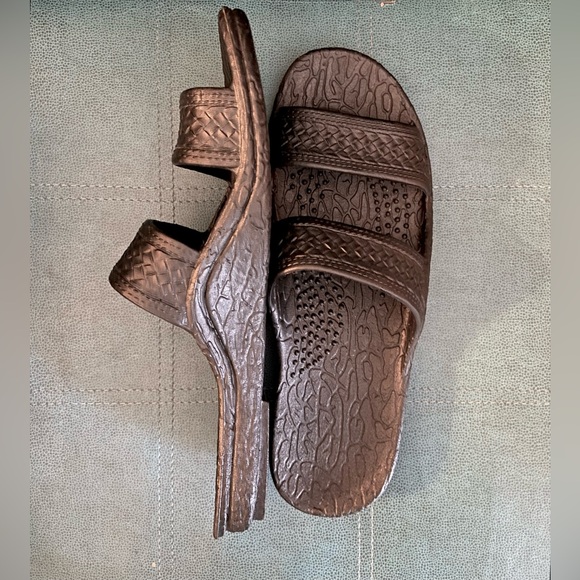 PALI HAWAII/JANDALS UNISEX       SIZE9 BLACK - Picture 4 of 5